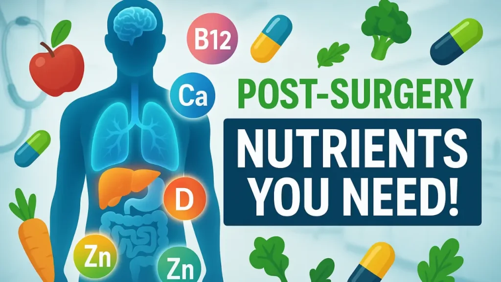 Addressing Nutrient Deficiencies: Common Vitamins and Minerals to Watch Post-Surgery